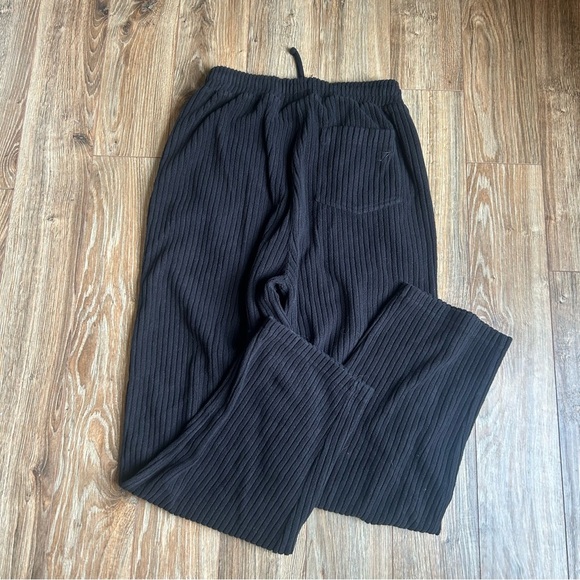 Gymshark Men’s Black Cord Pants Oversized Fit Size S - Picture 8 of 9